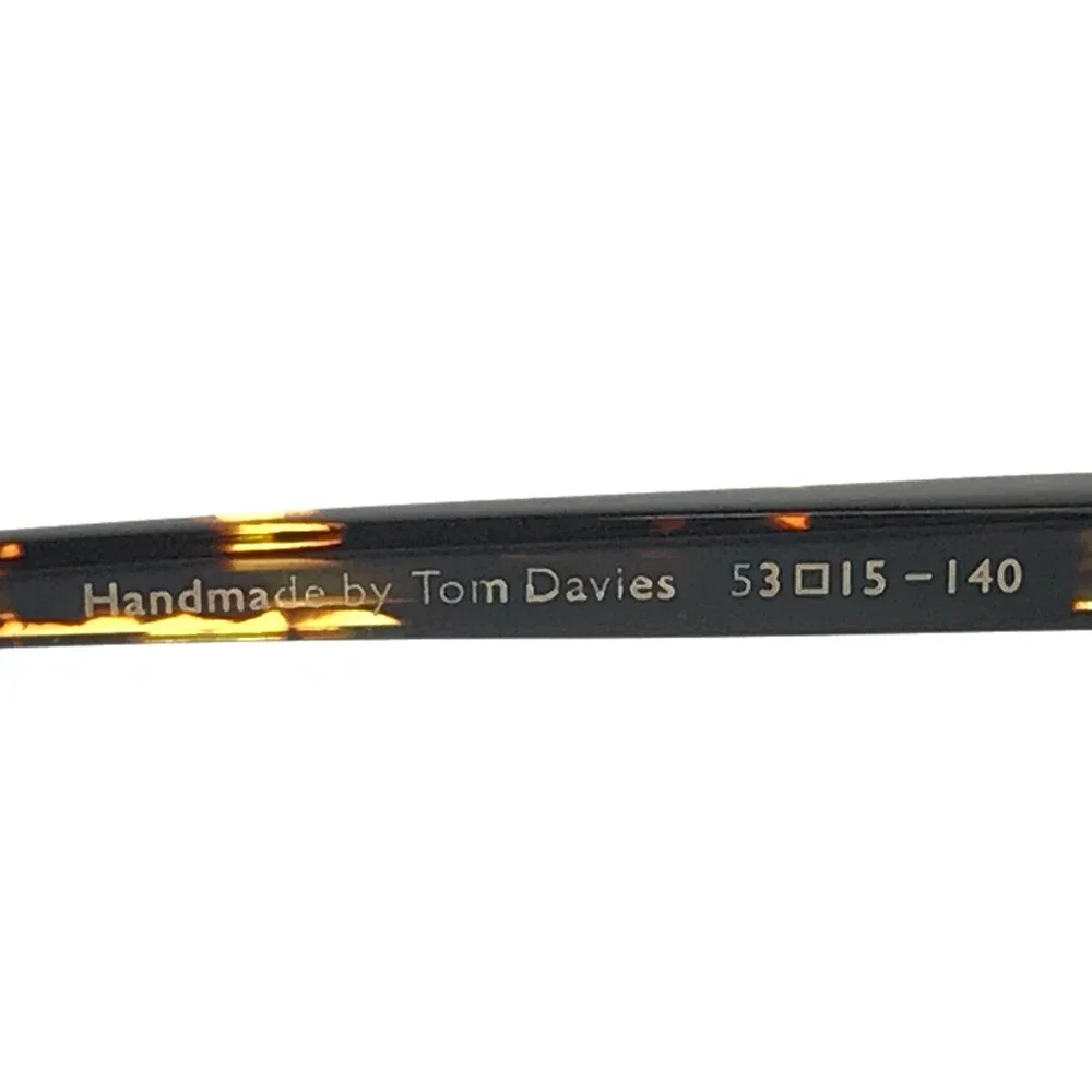 Tom Davies Eyeglasses Frames TD702 Col. 1929 Clear Blue Tortoise 53-15-140